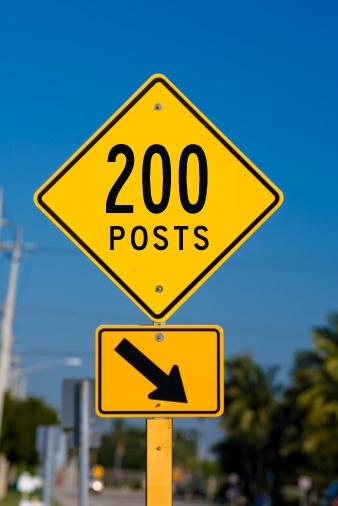 200 posts!